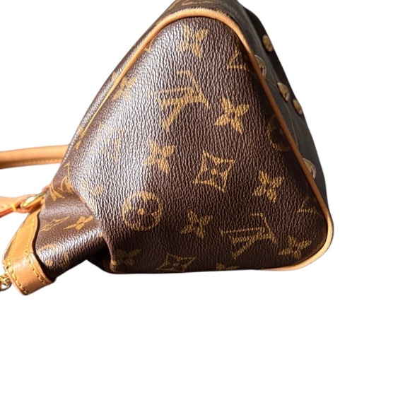 Louis Vuitton Tivoli PM Monogram Canvas Handbag with Natural Leather Trim - Picture 10 of 15